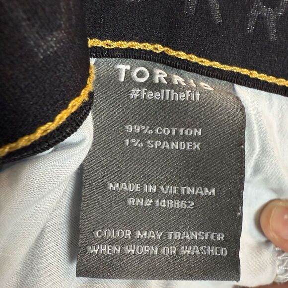 Torrid Blue Denim Jeans with Button Fly - Picture 5 of 6